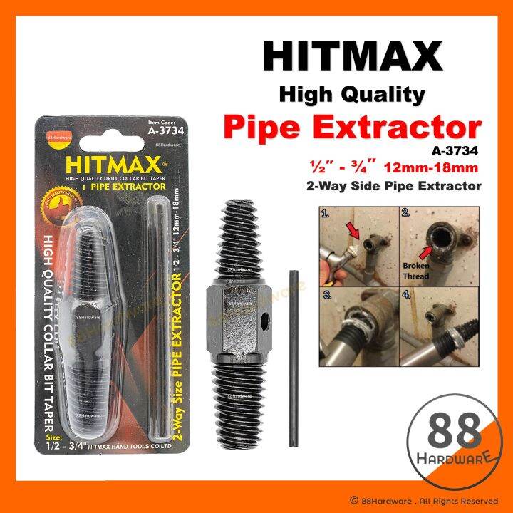 【Fast Ship Out】1/2" 3/4" pipe screw extractor / damaged screw extractor