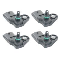 4Pcs 0281002576 Air Intake Manifold Pressure MAP Sensors for-Volvo FE-FH FM FL 0281006102 Boost Pressure Sensor