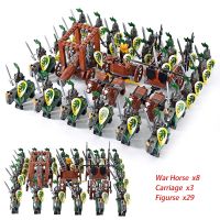 Medieval Figures Middle Ages Rome Infantry Cavalry Soldiers Horse Castle King Dragon Knights Building Blocks Bricks Toys Gifts