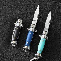 【YF】 Portable Folding Mini Pocket Multifunction Keychain Pendant Camping Outdoor Survival Blade Cutter Opener Tool