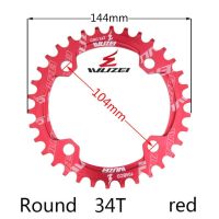 Wuzei แคบกว้างระบบความเร็วเดี่ยว11ชิ้นต่อชุด Bcd 104กลม32T 34T 36T 38T สำหรับ Mtb 11 S 10S 9S แหวนใบจาน