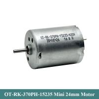 มอเตอร์370ขนาดเล็ก RK-370PH-15235 DC 6V 9V 12V 16V 9200RPM มินิ24มม. Motor Listrik แปรงคาร์บอนกลมงานอดิเรกโมเดลของเล่นปั๊มลมมอเตอร์ไฟฟ้า