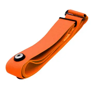 Replacement HR Soft Strap for Polar Garmin Wahoo Cateye Orange
