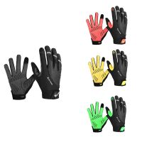 WEST BIKING Riding Gloves Contact Screen Motorcycle Gloves Mesh Breathable Spring and Autumn Finger Gloves Anti-Slip