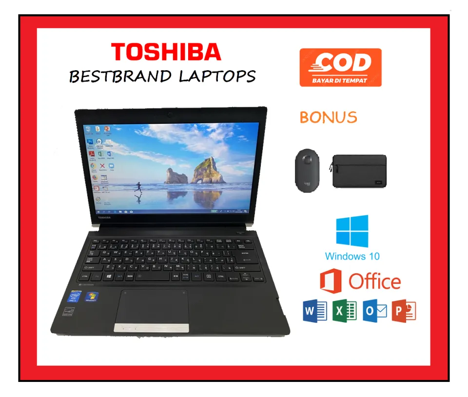 LAPTOP TOSHIBA DYNABOOK R734 INTEL CORE I5 RAM 8GB/128GB SSD