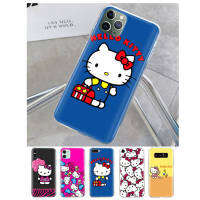 T-244 Cute Hello Kitty โปร่งใส อ่อนนุ่ม ซิลิโคน TPU เคสโทรศัพท์ หรับ iPhone 13 14 G9 Moto 12 G8 Play Mini SE Power Max Plus Pro