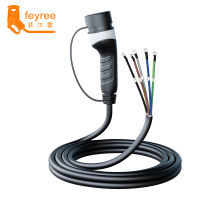 Feyree สายชาร์จรถยนต์ EV,อะแดปเตอร์ Type2 16A32A 8KW 1เฟส3เฟส11KW22KW IEC62196-2สายไฟสำหรับรถยนต์ไฟฟ้า