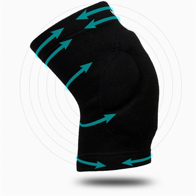 1 pair New Thickening Knee pad Football Volleyball Extreme Sports Knee