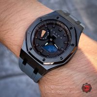 G-SHOCK Casioak Limited FUTUR X Skeleton เปลี่ยนใส่กรอบสายเทาแลมโบ