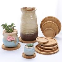 【YF】 Pot Tray 10 Wood Gardening Supply Design Holder