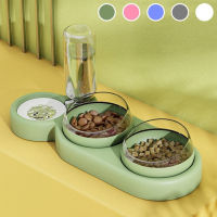 Bowl for Cat Bowl for Dogs 3 in1Double Bowls Cat Feeder Container Dispenser Drinking Products Bowls for Cat bowl and drinker