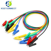 TL2543ซิลิโคน16AWG ที่มีความยืดหยุ่นสูงคลิปสองปลายสายเคเบิลจระเข้การทดสอบ P Robe ตะกั่วลวด100เซนติเมตร5สี15A