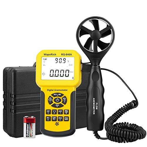 HVAC Anemometer Handheld RQ846A ,Pro HVAC Anemometer Measures Wind