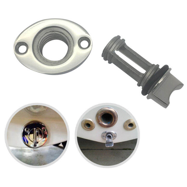 Attwood Marine Garboard Drain Plug - 316 Stainless Steel, 1-Inch Hole Size For Boats And Yachts