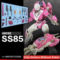 ชุดอัพเกรดสติ๊กเกอร์น้ำสำหรับการแปลงตุ๊กตาขยับแขนขาได้ Arcee Class D SS85อุปกรณ์เสริม