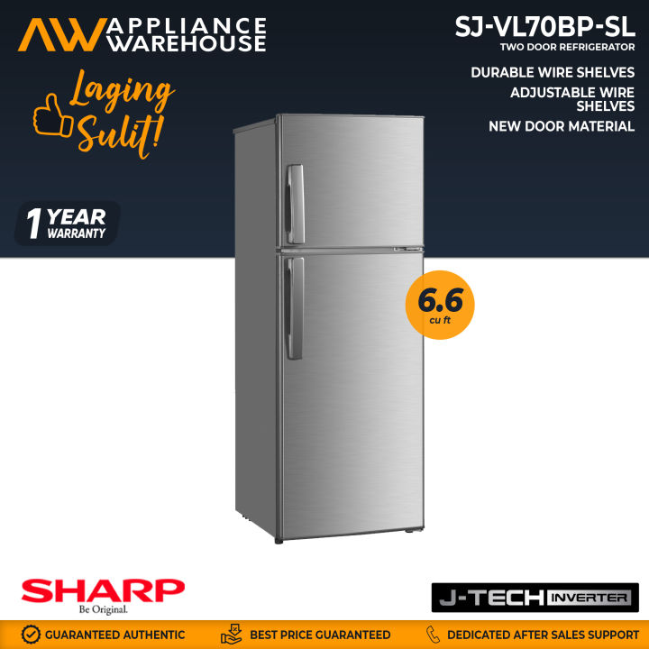 Sharp SJ-VL70BP-SL Direct Cooling Refrigerator[Appliance Warehouse ...