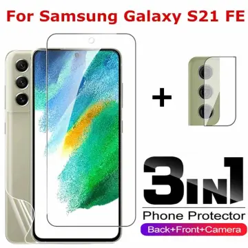 2in1 Tempered Glass For Samsung Galaxy S20 FE 5G Camera Protection