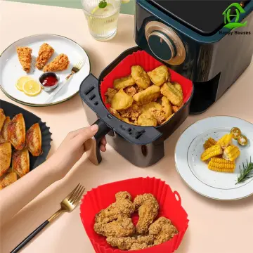 High Temperature Resistant Silicone Air Fryer Baking Pan Mat
