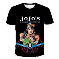 2023 New Summer Men Women Kujo Jotaro 3D Anime JoJo Bizarre Adventure Printed T-shirt Men Women Children Cool Short Sleeve Tops