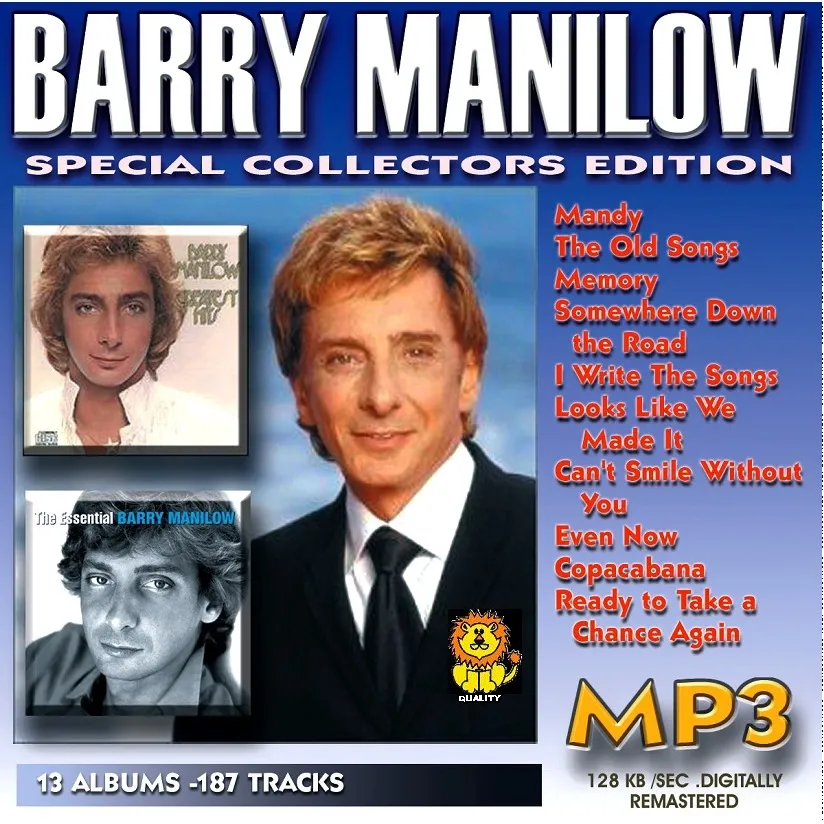 Barry Manilow Mp3 Music Cd For Pccdrom Dvd Player And Compatibles Lazada Ph