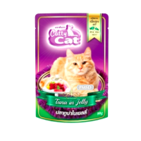 Catty Cat PC02 ปลาทูน่าในเยลลี่หน้าไก่ 12x80 G