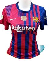 เสื้อกีฬาผู้หญิงทีมสโมสรฟุตบอลบาร์เซโลนา (Futbol Club Barcelona) ตัวฤดูกาล 2021-2022