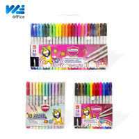 Master Art (มาสเตอร์อาร์ท) ปากกาเมจิก สีธรรมดา, สีพาสเทล ชนิดหัวแหลม 12 สีและ 24 สี