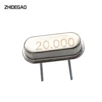 10pcs 20.000M 20.000MHZ 20MHz 20 MHZ ควอตซ์คริสตัลเรโซเนเตอร์ Passive Oscillator HC 49S ใหม่ ZHIDEGAO