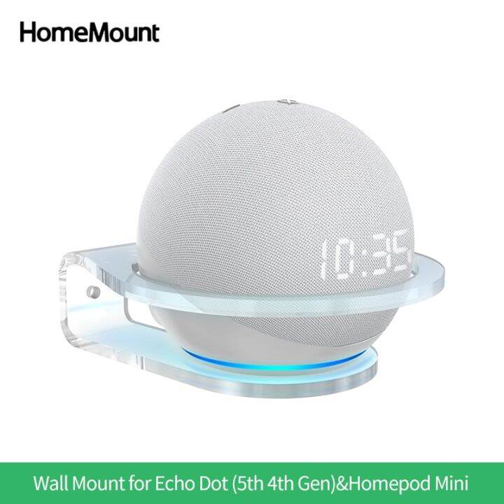 HomeMount Wall Mount for Alexa Echo Dot 5th 4th 3rd Generation HomePod