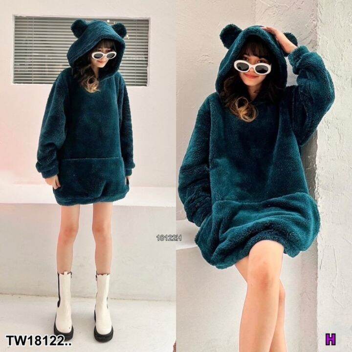 sweater-bear-cute-สเวตเตอร์ต้าวหมีนุ่มนิ่ม-สุดแสนจะ-so-cute-มากๆเลยค๊าาา-แต่งกระเป๋าจิงโจ้ด้านหน้า