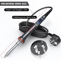 110V 220V Digital Electric Soldering Iron 100W High-Power Adjsutable Thermal Control Soldering Iron Portable Welding Repair Tool