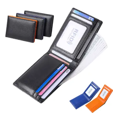 Slim Aluminum Smart Wallet With Elasticity Back Pouch ID Credit Card Holder  Mini RFID Wallet Automatic Pop up Bank Card Coin Case