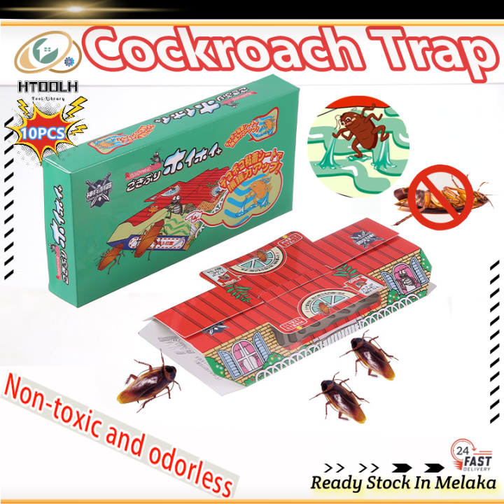 Htoolh Pcs Cockroach And Lizard Sticky Glue Trap Cockroach Trap Super