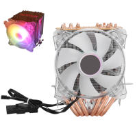 LANSHUO CPU Cooler อุปกรณ์คอมพิวเตอร์ 4Pin สำหรับ Intel LGA/775/1155/1156/1366 /AMD/AM2/AM2+/AM3