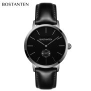 Đồng Hồ Nam Bostanten, Đơn Giản Siêu Mỏng Đồng Hồ Quartz Nam Cơ Tự Động