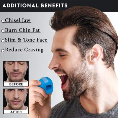 【FREE GIFT】Jawline Exerciser Double Chin Exerciser Eliminator Face Exercise Jawline Shaper Define V Shape Jawline Slim and Tone Face Jaws Line Exercise Device For Men Women Jaw Exercis