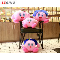 Lzginger Kirby ของเล่นหมอนตุ๊กตาขนนุ่มยัดนุ่นนิ่มลายการ์ตูนตุ๊กตาน่ารักสำหรับเป็นของขวัญวันเกิดของตกแต่งบ้าน