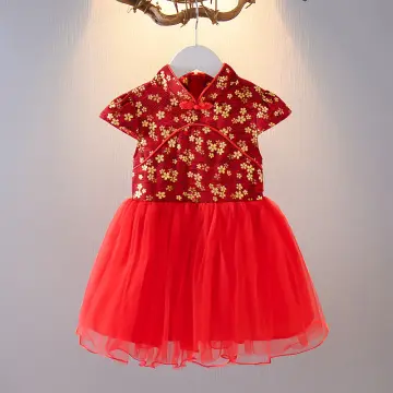 Girls red dress hot sale size 14