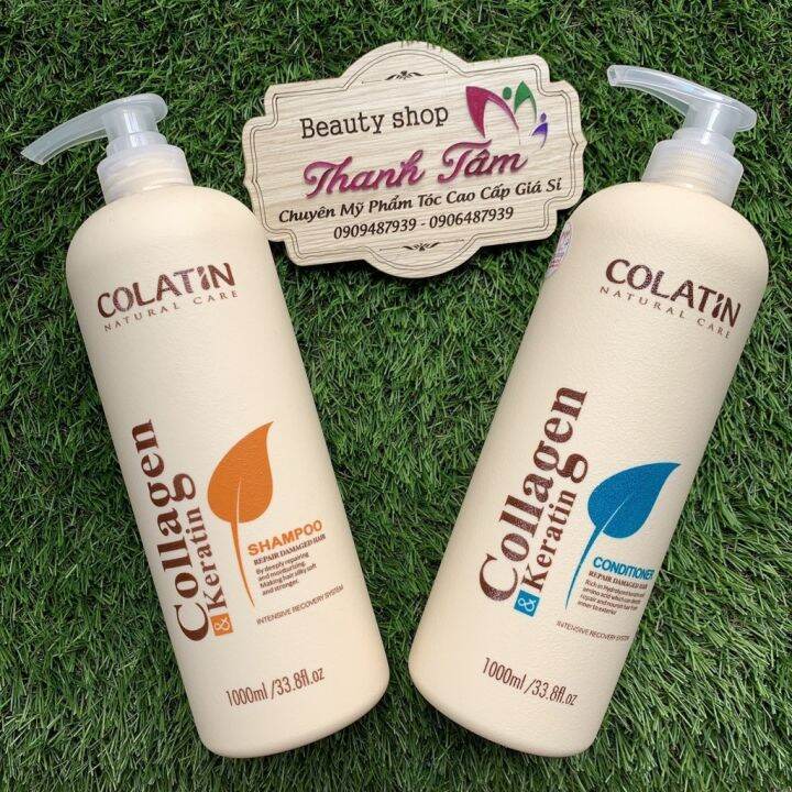 COLATIN NATURAL CARE collagen keratin shampoo conditioner 500ml Lazada PH