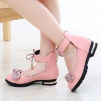 COD DSFGRTUTYIII 【COD】New fashoin students shoes childrens shoes fashion girl princess shoes high-heeled soft sole shoes Korean shoes big Kids shoes