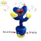 SS【ready stock】Colorful Soft Plush Poppy Playtime Doll Singing Dancing Potted Shape Tabletop Decoration Interesting Educational Toys For Kids Birthday gift for kids