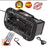 แอมป์จิ๋วไมค์ 50W KARAOKE /Bluetooth/USB/TFCARD