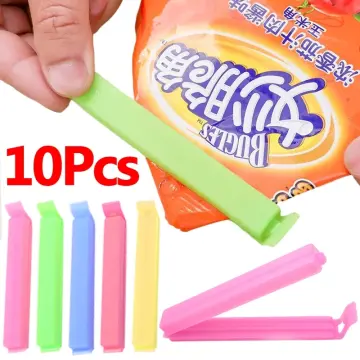 30 Pcs Plastic Bag Sealer Stick,reusable Chip Bag Clips, Bag Sealer Sticks  For Food Storage With Air Tight Seal Grip For Bread Bags, Snack Bags And Fo