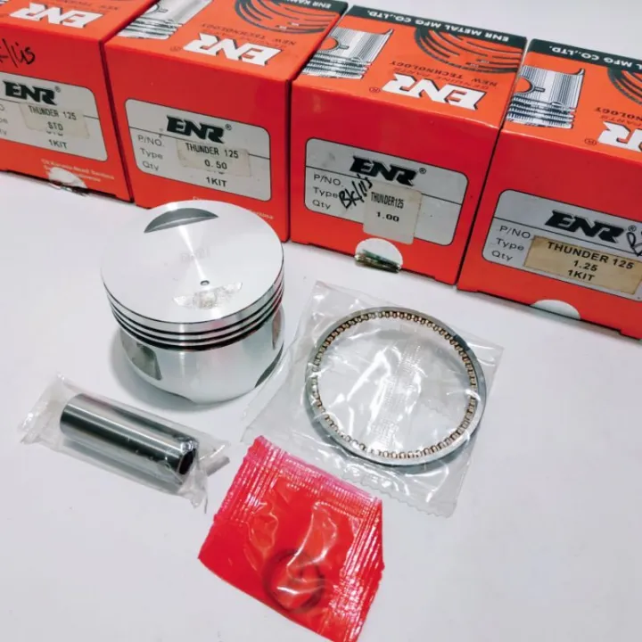 Piston Kit Set THUNDER 125 Ukuran Os STD 0.50 1.00 1.25 1.50