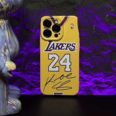 เคสโทรศัพท์ iphone มัส Apple 14pro Huawei vivoOPPO Xiaomi Kobe Bryant No. 24 jersey all-inclusive film mobile phone case anti-fall hard shell L