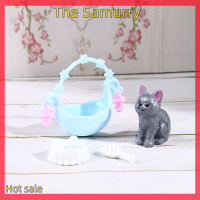 Samurry ✨Hot Sale✨ Car ตุ๊กตาสัตว์เลี้ยงแมวอุปกรณ์ตุ๊กตาเฟอร์นิเจอร์ของเล่นน่ารักสำหรับ bartminiature