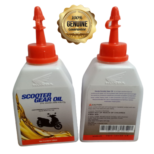 PROVEN AND TESTED GENUINE AND AUTHENTIC 120ML HONDA SCOOTER GEAR OIL OR ...