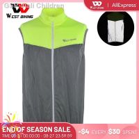 ●☼ขี่จักรยาน Ciclismo Colete Correnda Reflexivo Sleevesless Camisas Roupas Mtb De Estrada Camicleta Superior Jaqueta