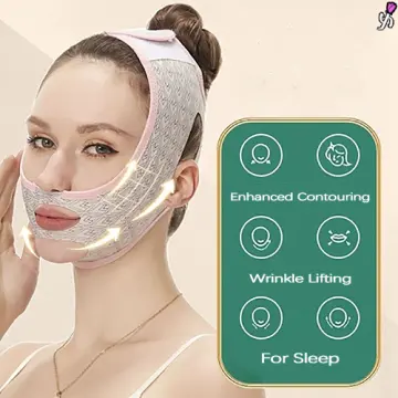 Women Face Lift Up Belt Sleeping Massage Slimming Face Shaper Anti-Aging