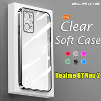 แผ่นซิลิโคนปลอกอ่อน Realme GT Neo 2 / Realme GT Neo 3T ใหม่ของแท้เคสโปร่งใสโทรศัพท์สีลูกกวาดเลนส์ฝาครอบป้องกันเต็มตัวกรอบ EL004